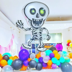 Шар (31''/79 см) Фигура, Танцующий скелет, 1 шт., 15112