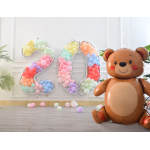 Шар (65''/165 см) Цифра, 2 Каркасная, 1 шт. в уп., 131372