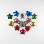 Шар (9''/23 см) Мини-сердце, Розовое Золото, 1 шт., 09023RG