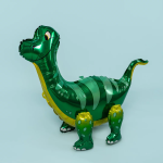 Шар (25''/64 см) Фигура 3D, Динозавр Брахиозавр, Зеленый, 1 шт. в уп., 190106G