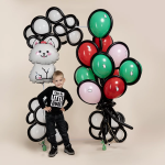 Шар (37''/94 см) Фигура, Белый песик, 1 шт. в уп., 26424