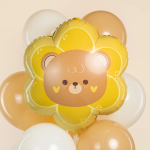 Шар (20''/51 см) Фигура, Мишка Цветочек, 1 шт. в уп., G72256-P