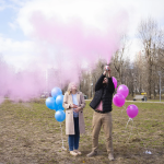 Спрей краска Холи для Гендер Пати, 22-24 сек, в коробке, Розовый, 450 г. , 6233092