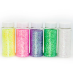 Конфетти фольга Шестиугольники, Зеленый, Перламутр, 0,1 см, 90 г., 615119