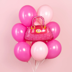 Шар (22''/56 см) Фигура, Сумочка, Розовый, 1 шт., 27487