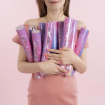 Пневмохлопушка (12/30 см), Поздравляю!, Круги фольга и тишью, Ассорти, 1 шт., 723036