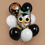 Шар (23''/58 см) Фигура, Сова Выпускник, 1 шт., 25087