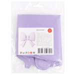 Шар с клапаном (21''/53 см) Фигура, Бант (надув воздухом), Сиреневый, Сатин, 5 шт. в уп. (цв.этик.), 27328S5