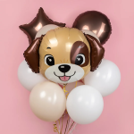 Шар (29''/74 см) Фигура, Милый щенок, 1 шт., 901894