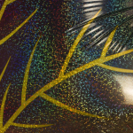 Шар (35''/89 см) Фигура, Кленовый лист, Голография, 1 шт., 25144GH