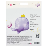 Шар (34''/86 см) Фигура, Кит в короне, 1 шт. в уп., 940011