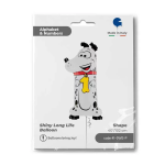 Шар (40''/102 см) Цифра, 1 Собака, 1 шт. в уп., 410W-P