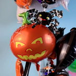 Шар (26''/66 см) Фигура, Тыква и паук, 1 шт., 180849