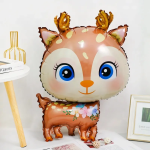 Шар (29''/74 см) Фигура, Олененок, Коричневый, 1 шт., 21976