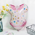 Шар (24''/61 см) Фигура, Боди для малышки девочки, 1 шт., 23493