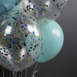 Конфетти фольга Круг, Супер микс, Металлик, 1 см, 50 г., 6015303