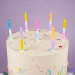 Свечи Волшебный микс, Ассорти, Градиент, 0,55*8 + 1 см, 8 шт. с держат., 630256