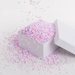 Шарики пенопласт, Цветной микс, Розовый/Сиреневый, Макарунс, 2-4 мм, 10 гр., 6231116