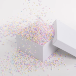 Шарики пенопласт, Цветной микс, Мультиколор, Макарунс, 2-4 мм, 10 гр., 6231118