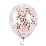 Конфетти фольга Звезда, Розовое Золото, Металлик, 1,5 см, 50 г., 6015536