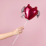 Шар (12''/30 см) Мини-сердце, Тихий омут, 1 шт., 943227