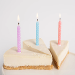 Свечи Нежный микс, Макарунс, 0,8*8 см, 8 шт. с держат., 639247