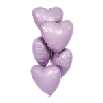 Шар (19''/48 см) Сердце, Орхидея, 1 шт., 224715