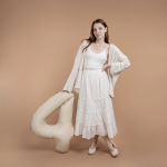 Шар (40''/102 см) Цифра, 4 Slim, Кремовый Латте, Матовый, 1 шт. в уп., B901914MCL