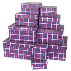 Набор коробок Зубастики, 28*28*15 см, 10 шт. в упак. , АТБ132
