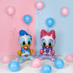 Шар 3D (24''/61 см) Фигура на подставке, Утенок Дейзи, 1 шт. в уп., 26206