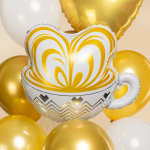 Шар (24''/61 см) Фигура, Чашка Капучино, 1 шт., 27035