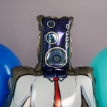 Шар (35''/89 см) Фигура, Герой Игры, Дизайн №3, 1 шт., 24832