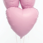 Шар (19''/48 см) Сердце, Мистик, Фламинго, Сатин, 1 шт., 221332