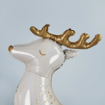 Шар (48''/122 см) Фигура, Новогодний олень, Голография, 1 шт. в уп., 25316GH-P