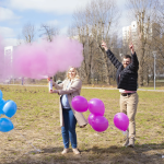 Спрей краска Холи для Гендер Пати, 22-24 сек, в коробке, Розовый, 450 г. , 6233092