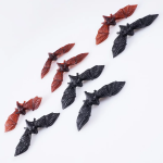 Декоративное украшение, Микс Летучие мыши, 4-9,5 см, Черный/Коричневый, 12 шт., 6232034