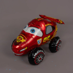 Шар 3D (28''/71 см) Гоночная машинка, Красный, 1 шт. в уп., 26124