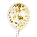 Конфетти фольга Звезда, Золото, Металлик, 2,5 см, 50 г., 6015249