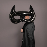 Шар (42''/107 см) Фигура, Маска, Черный, 1 шт. в уп., 27130P