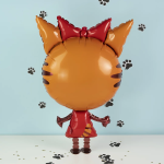 Шар 3D (32''/81 см) Ходячая Фигура, Три Кота, Карамелька, 1 шт. в уп., 405016