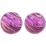 Шар 3D (24''/61 см) Сфера, Мраморная иллюзия, Фуше, Агат, 1 шт., 550573F