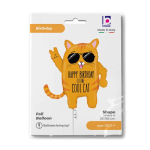 Шар (26''/66 см) Фигура, Крутой Кот, 1 шт. в уп., 35679-P