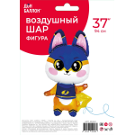 Шар (37''/94 см) Фигура, Лисенок Супергерой, 1 шт. в уп., 26340