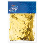 Конфетти фольга Круг, Золото, Металлик, 1 см, 50 г., 6015216