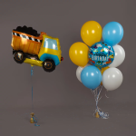 Шар (33''/84 см) Фигура, Самосвал, 1 шт. в уп., 26313P