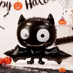 Шар (38''/97 см) Фигура, Летучая мышь, Черный, 1 шт., 15354