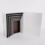 Набор коробок Отличный подарок, Белый, 32*25*14 см, 6 шт. в упак. , 503914