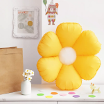 Шар (30''/76 см) Цветок, Ромашка (надув воздухом), Желтый, 1 шт., 23676