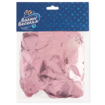 Конфетти фольга Сердце, Светло-розовый, Металлик, 2,5 см, 50 г., 6014724