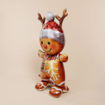 Шар (47''/119 см) Фигура 3D, Пряничный человечек, 1 шт. в уп., 26829